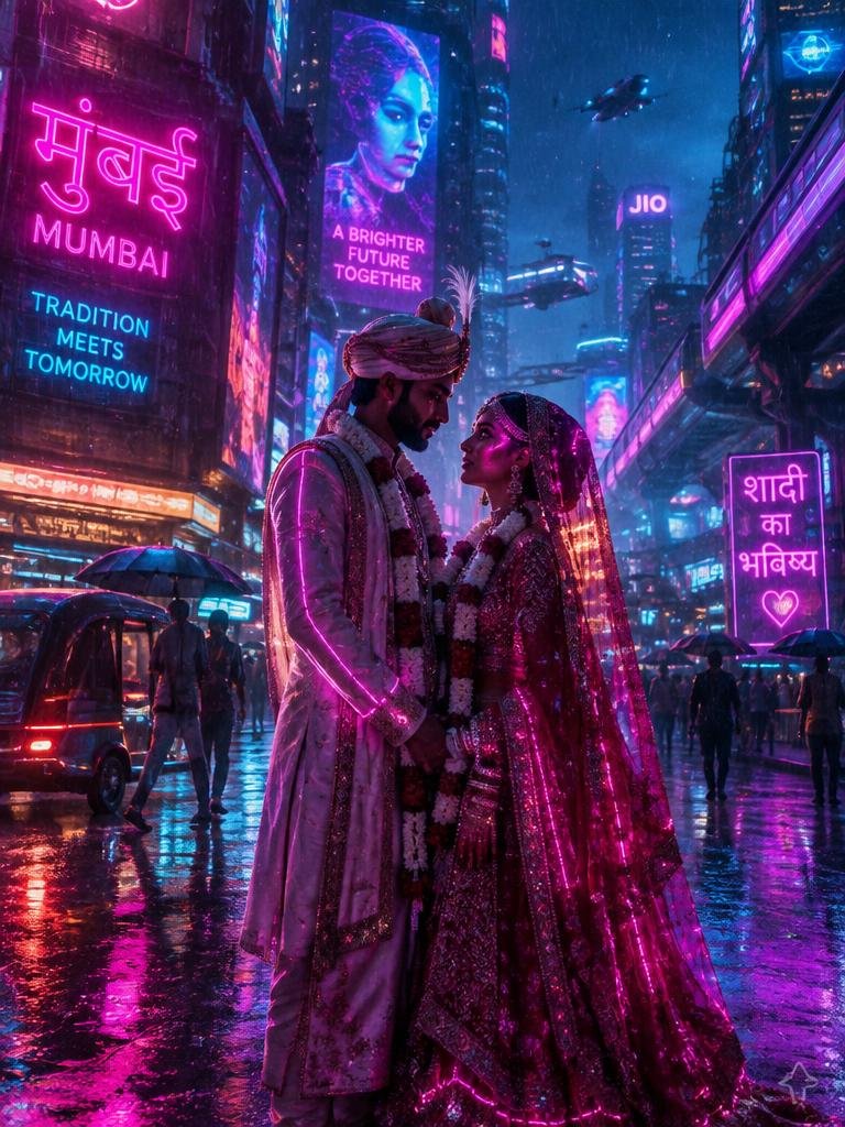 Indian Cyberpunk Wedding