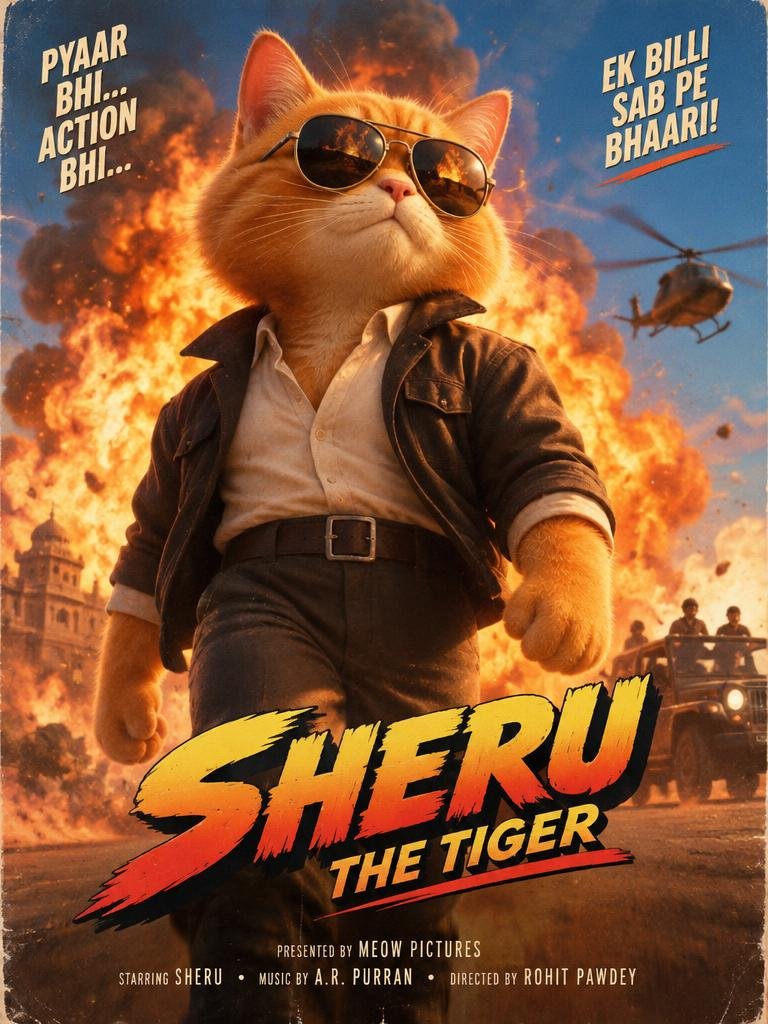 Sheru: The Bollywood Cat